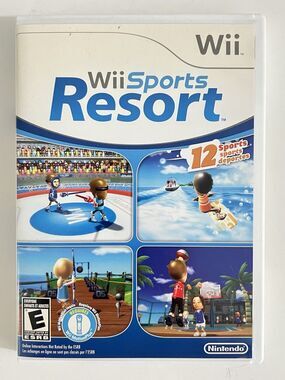 Wii Sports Resort (Nintendo Wii, 2009) Complete w/ Manual  & Inserts - Tested